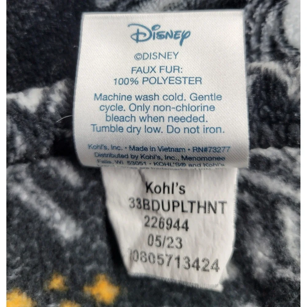 The Big One Disney Nightmare Before Christmas Jack Sally Plush Throw Blanket